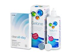Clear All-Day (6 lenses) + Gelone Solution 360 ml