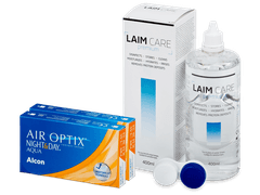 Air Optix Night and Day Aqua (2x3 lenses) + Laim-Care Solution 400ml