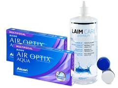 Air Optix Aqua Multifocal (2x3 lenses) + Laim-Care Solution 400ml