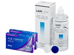 Air Optix Aqua Multifocal (2x3 lenses) + Laim-Care Solution 400ml