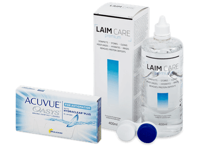 Acuvue Oasys for Astigmatism (6 lenses) + Laim-Care Solution 400ml