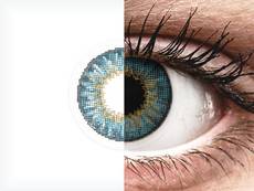 Blue contact lenses - natural effect - Air Optix (2 monthly coloured lenses)