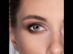 Grey contact lenses - natural effect - power - Air Optix (2 monthly coloured lenses)