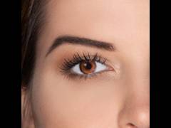 Brown Honey contact lenses - natural effect - power - Air Optix (2 monthly coloured lenses)