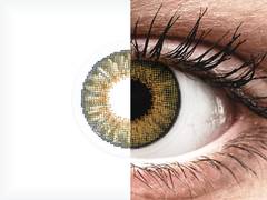 Brown Pure Hazel contact lenses - natural effect - power - Air Optix (2 monthly coloured lenses)