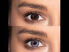 Grey Sterling contact lenses - natural effect - Air Optix (2 monthly coloured lenses)