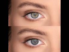 Grey Sterling contact lenses - natural effect - Air Optix (2 monthly coloured lenses)