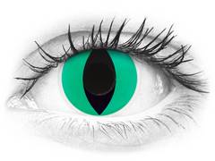 Green Anaconda contact lenses - ColourVue Crazy (2 coloured lenses)