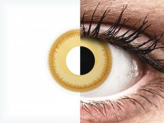 Yellow Avatar contact lenses - ColourVue Crazy (2 coloured lenses)