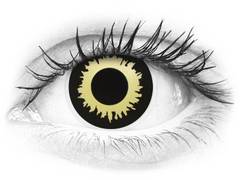 Yellow Eclipse contact lenses - ColourVue Crazy (2 coloured lenses)