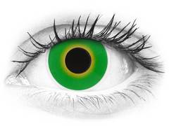 Green Hulk Green contact lenses - ColourVue Crazy (2 coloured lenses)