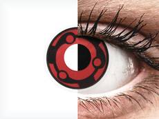 Red Madara contact lenses - ColourVue Crazy (2 coloured lenses)