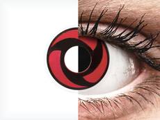 Red Mangekyu contact lenses - ColourVue Crazy (2 coloured lenses)