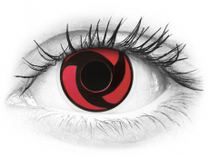 Red Mangekyu contact lenses - ColourVue Crazy (2 coloured lenses)