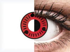 Red Sasuke contact lenses - ColourVue Crazy (2 coloured lenses)