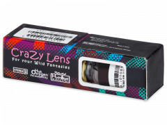 Yellow Smiley contact lenses - ColourVue Crazy (2 coloured lenses)