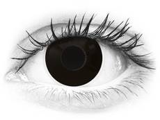 Black BlackOut contact lenses - power - ColourVue Crazy (2 coloured lenses)