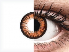 Orange Twilight contact lenses - power - ColourVue Crazy (2 coloured lenses)