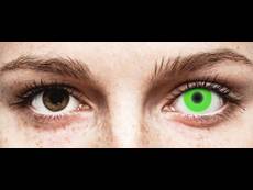 Green Glow contact lenses - ColourVue Crazy (2 coloured lenses)
