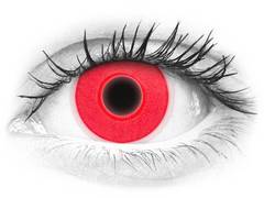 Red Glow contact lenses - ColourVue Crazy (2 coloured lenses)