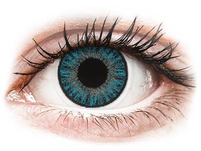 Blue contact lenses - power - TopVue Color (10 daily coloured lenses)