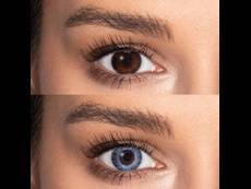 Sapphire Blue contact lenses - power - TopVue Color (10 daily coloured lenses)
