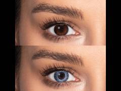 Sapphire Blue contact lenses - power - TopVue Color (10 daily coloured lenses)