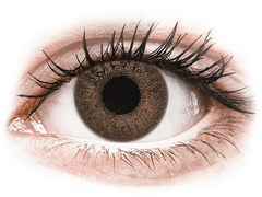 Brown contact lenses - power - TopVue Color (2 monthly coloured lenses)