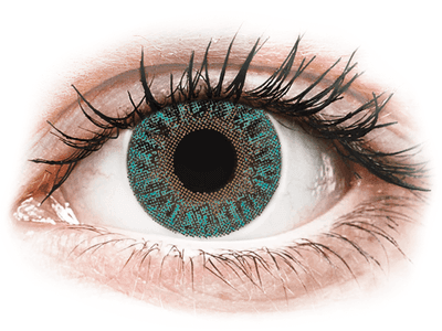 Turquoise contact lenses - power - TopVue Color