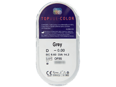 Grey contact lenses - TopVue Color (2 monthly coloured lenses)