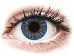 Blue True Sapphire contact lenses - TopVue Color (2 monthly coloured lenses)