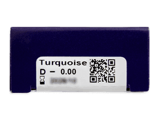 Turquoise contact lenses - TopVue Color (2 monthly coloured lenses)