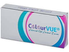 Blue Aqua Glamour contact lenses - ColourVue (2 coloured lenses)