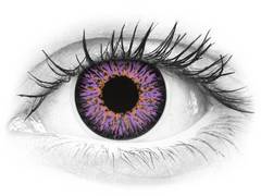 Violet Glamour contact lenses - ColourVue (2 coloured lenses)