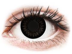 Dolly Black contact lenses - power - ColourVue BigEyes (2 coloured lenses)