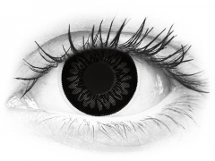 Dolly Black contact lenses - power - ColourVue BigEyes (2 coloured lenses)