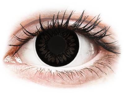 Dolly Black contact lenses - ColourVue BigEyes (2 coloured lenses)