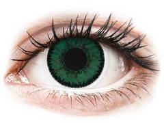 Green Amazon contact lenses - SofLens Natural Colors - Power (2 monthly coloured lenses)