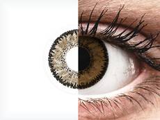 Brown India contact lenses - SofLens Natural Colors - Power (2 monthly coloured lenses)