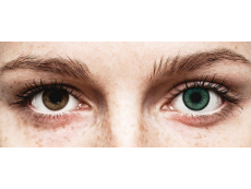 Green Jade contact lenses - SofLens Natural Colors - Power (2 monthly coloured lenses)