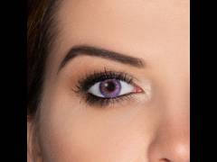 Purple Amethyst contact lenses - FreshLook ColorBlends - Power (2 monthly coloured lenses)