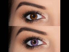 Purple Amethyst contact lenses - FreshLook ColorBlends (2 monthly coloured lenses)