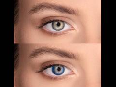 Blue contact lenses - FreshLook ColorBlends - Power (2 monthly coloured lenses)