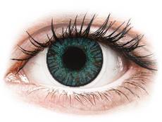 Brilliant Blue contact lenses - FreshLook ColorBlends - Power (2 monthly coloured lenses)