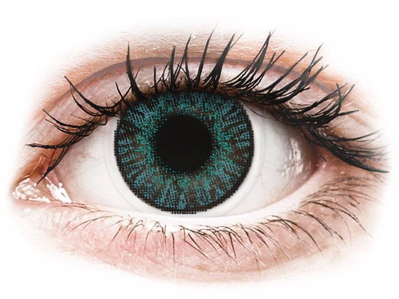 Brilliant Blue contact lenses - FreshLook ColorBlends (2 monthly coloured lenses)