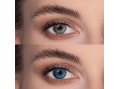 Brilliant Blue contact lenses - FreshLook ColorBlends (2 monthly coloured lenses)