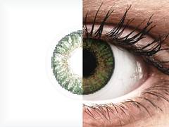 Gemstone Green contact lenses - FreshLook ColorBlends - Power (2 monthly coloured lenses)