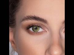 Gemstone Green contact lenses - FreshLook ColorBlends - Power (2 monthly coloured lenses)