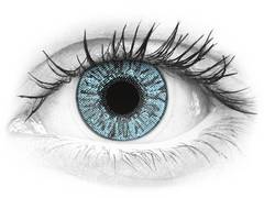 Blue contact lenses - FreshLook Colors - Power (2 monthly coloured lenses)