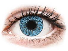 Sapphire Blue contact lenses - FreshLook Colors - Power (2 monthly coloured lenses)
